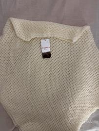 Maglione dolcevita Penny black e poncho in lana