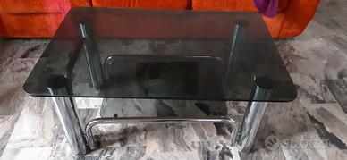 Tavolino con doppio vetro da salotto