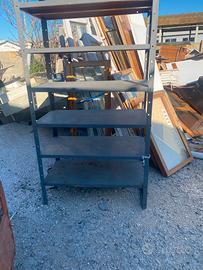 Scaffale metallico 7 ripiani 100 cm x 205 cm