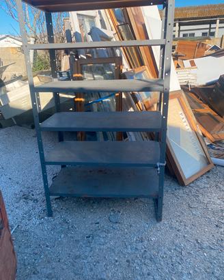 Scaffale metallico 7 ripiani 100 cm x 205 cm