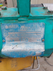 Argano imer usato tr 225 2v con bandiera