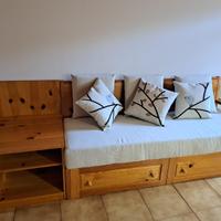 Mobile divano con credenza