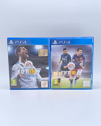 FIFA 18 + FIFA 16 PS4 – Lotto 2 giochi