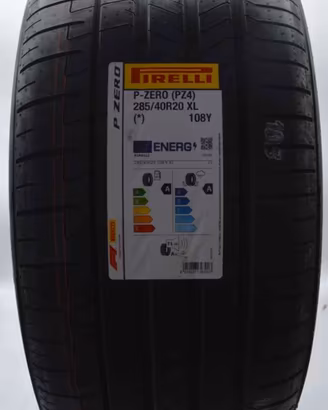 2 Pneumatici 285/40 R20 Pirelli P - Zero Pz4 (*) X