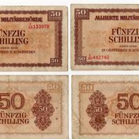 Banconote 50 Scellini Austria 1944