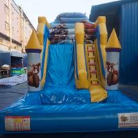 Scivolo Gonfiabile acquatico con piscina ad acqua