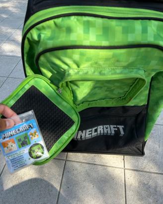 Zaino/trolley Minecraft usato pochissimo