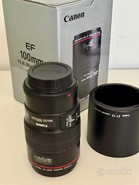 Obiettivo Canon EF 100mm f/2.8 L Macro IS USM