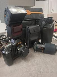 Canon T90 + flash + obiettivi