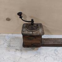 Macinino vintage Made in Italy in legno