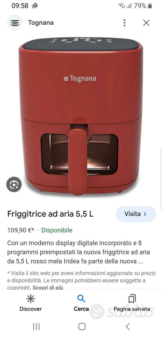 Friggitrice ad Aria TOGNANA 5L - Elettrodomestici In vendita a Foggia