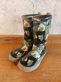 Stivali barefoot di gomma verdi bimbo n27 Bisgaard