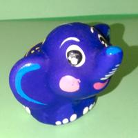 Soprammobile elefantino blu