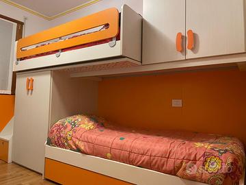 Cameretta bambini arancione