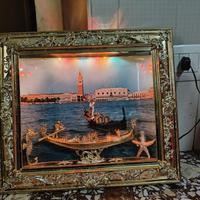 quadro con cornice in plastica luminoso