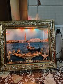 quadro con cornice in plastica luminoso