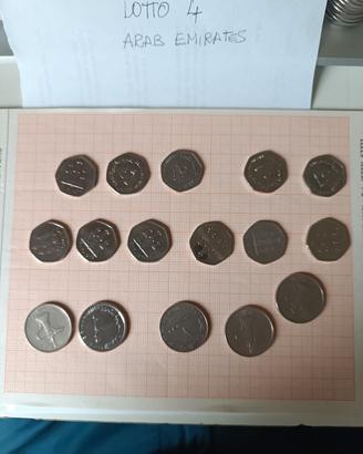 lotto 4 monete 
