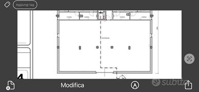 Magazzino/garage con accesso carraio