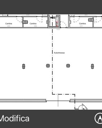 Magazzino/garage con accesso carraio