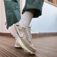 nike sportswear waffle one tg 37.5 verde rosa