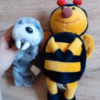 2 Peluche Tricheco (Trudi etichetta sbiadita) Ape 