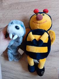 2 Peluche Tricheco (Trudi etichetta sbiadita) Ape 