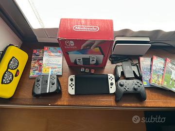 Nintendo switch oled completa bundle