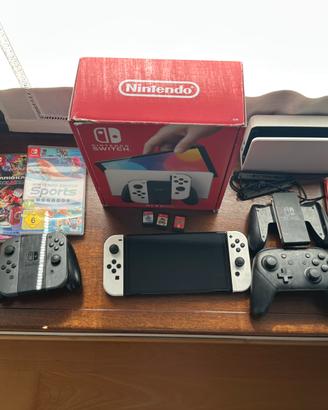 Nintendo switch oled completa bundle