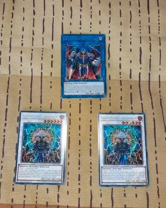 Lotto carte YGO Arcidemone, Magispettro, Mitica Be