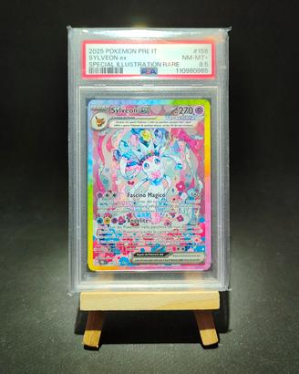 Carta Pokemon PSA 8.5 Sylveon Ex #156 PRE ITA