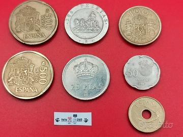 Serie Pesetas Spagna Juan Carlos y Sofia