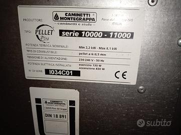 Stufa a pellets caminetti e montegrappa