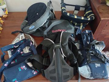 Seggiolini da tavolo e marsupi