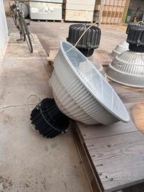 Fari industriali Disano 250W IP 65 con lampade