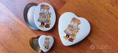 Lotto SCATOLINE IN LATTA VINTAGE SARAH KAY cofanet