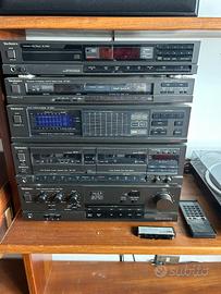 Stereo vintage Technics casse Kenwood