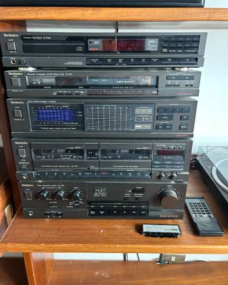 Stereo vintage Technics casse Kenwood