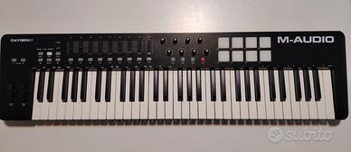 tastiera controller midi m-audio oxygen 61