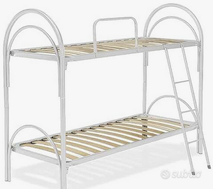 LETTO A CASTELLO COLORE ROSSO