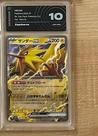 Carta pokemon Zapdos ex