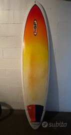 Set completo Surf NSP 7'2" + Sacca, Calza e Pinne