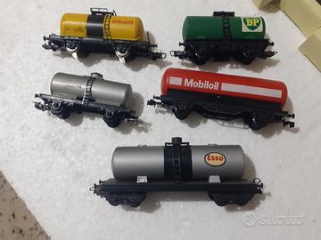 lotto cisterne modellismo ferroviario h0 