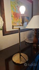 abajur vintage  in  ottone anni 70 