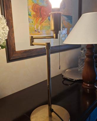 abajur vintage  in  ottone anni 70 