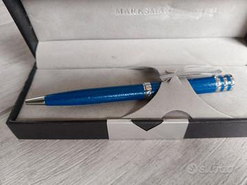Penna a sfera Marksman colore Blu