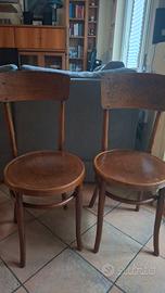 Coppia sedie thonet