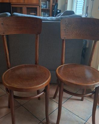 Coppia sedie thonet