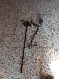 BILANCIA VINTAGE  FERRO PESA FINO A 100 KG