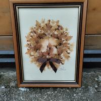 Quadro con fiori secchi 