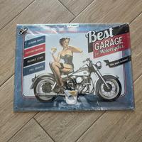 Cartello Pubblicità Best Garage - Pin Up 30x40cm
